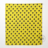 Polka Dot Silks (Black on Yellow)